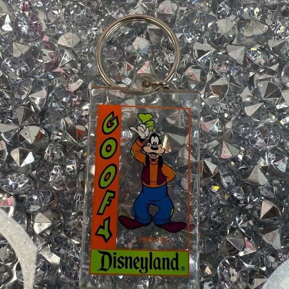 Disney Goofy Keychain with Orange, Green and Blue Accents